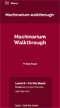Mobile Screenshot of machinariumwalkthrough.com